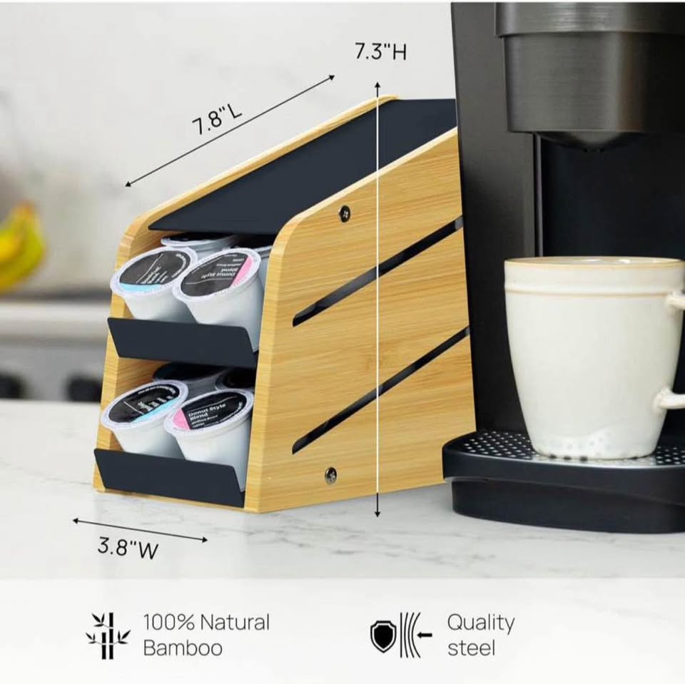 New Wooden coffee pod dispenser
