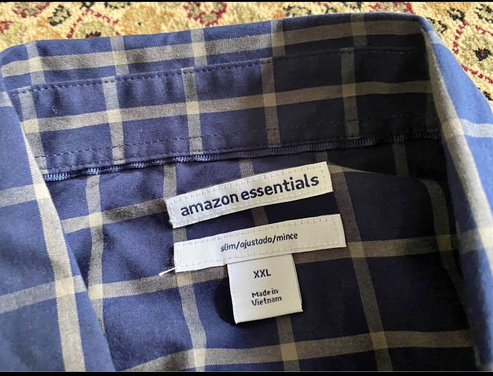 Brand new Amazon essentials button up shirt