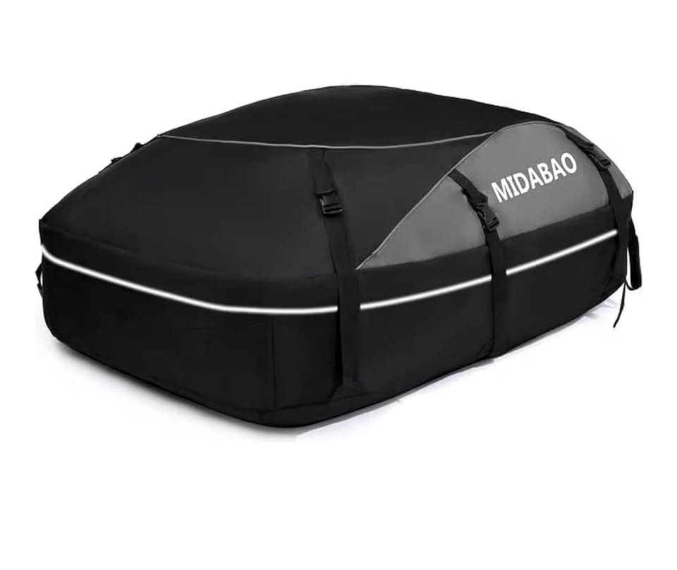 MIDABAO 20 Cubic Waterproof Duty Car Roof Top Carrier-Car Cargo Roof Top Bag, Waterproof & Coated Zi