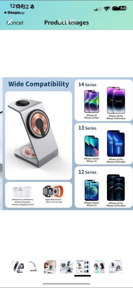 Brand new 3 in 1 charging station (phone + earbuds + watch)