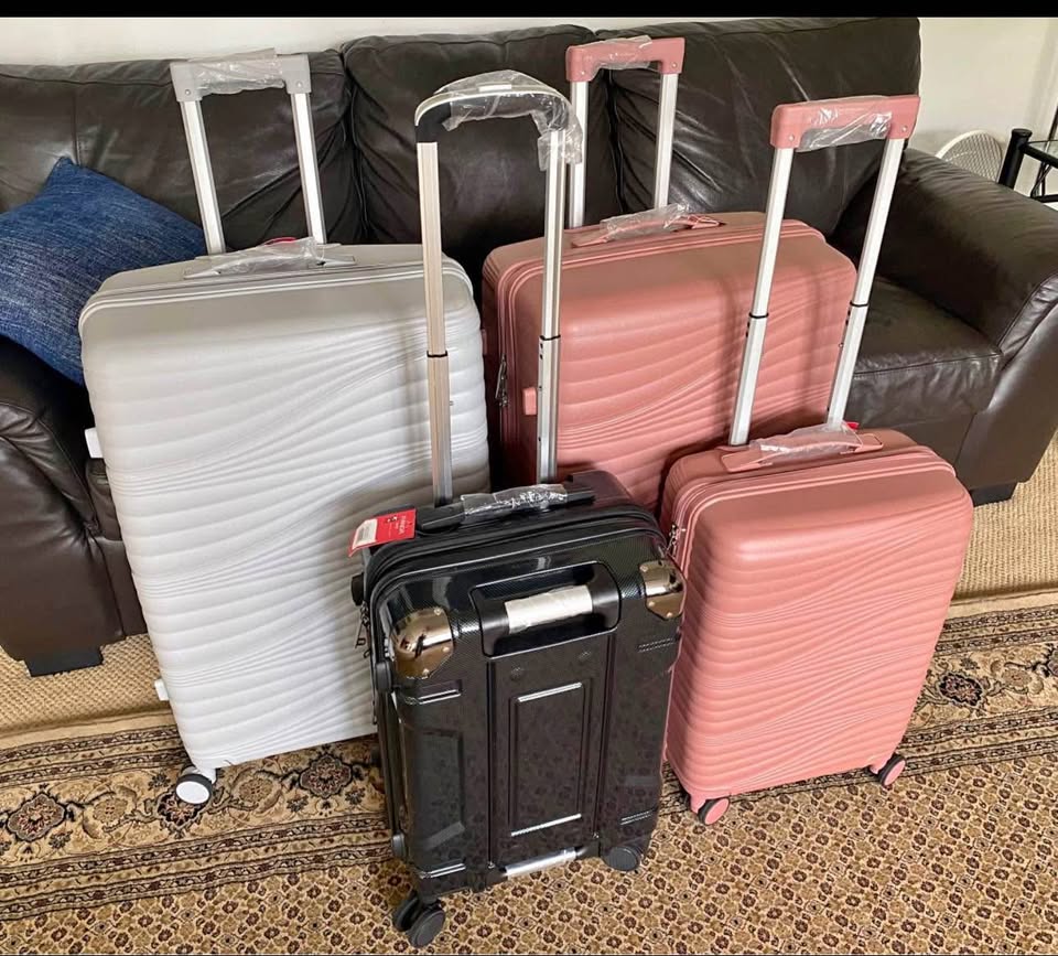 Brand new 4 suitcase and hand carry