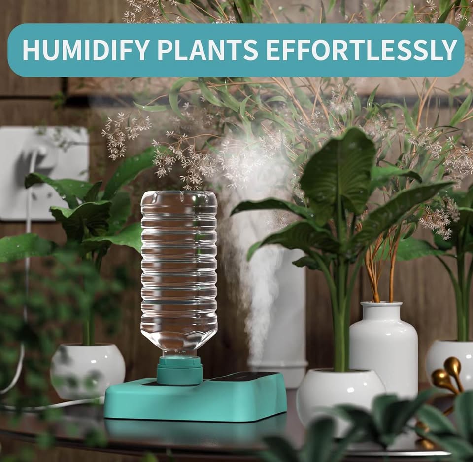 HOMDIS Travel Humidifier, Portable Small Humidifier for Plants, Bedroom, Office, Hotel or Car, 5000m