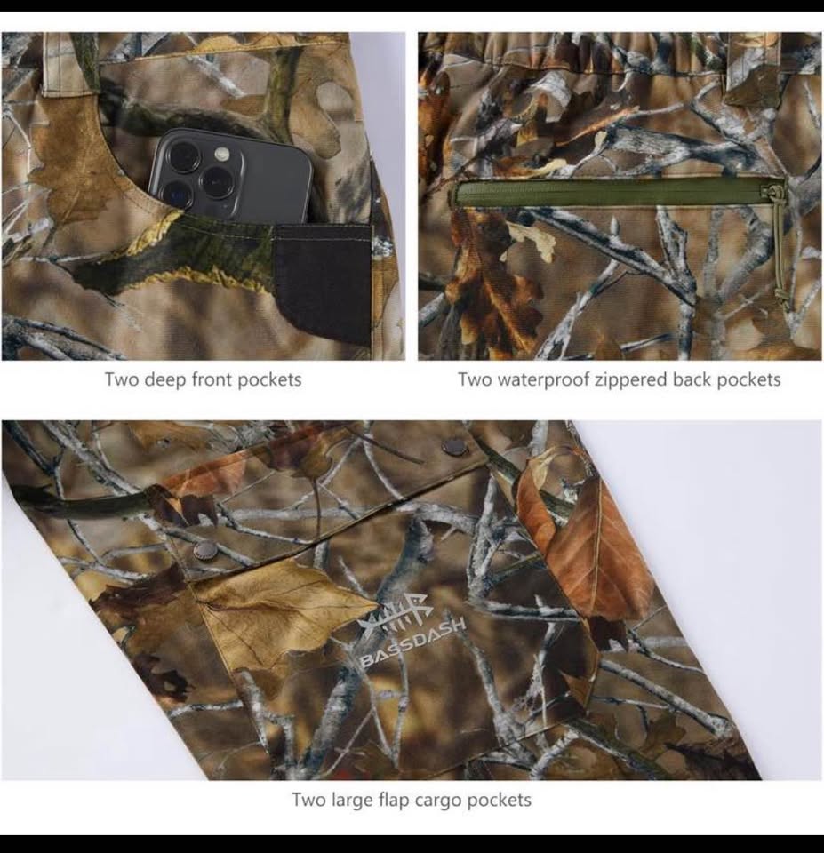 Brand new BASSDASH Waterproof Breathable Hunting Pants