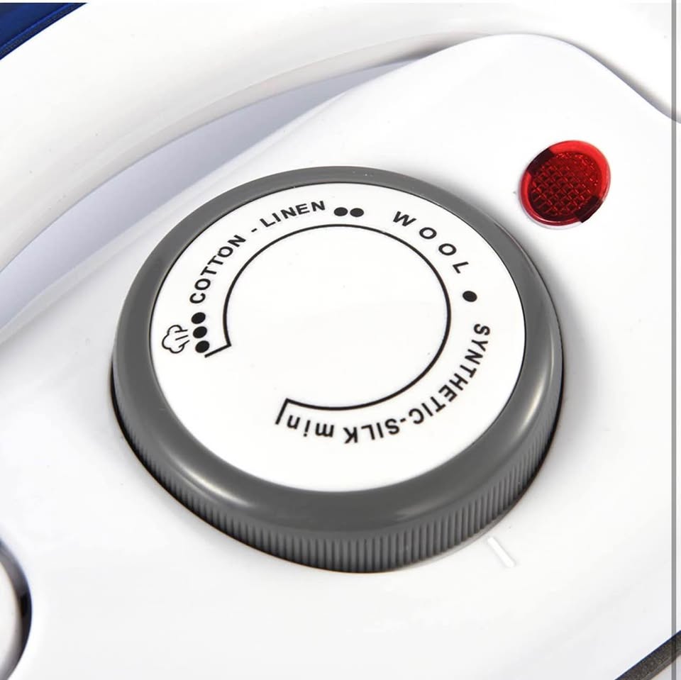 Steam Iron, Portable Foldable Folding Compact Handheld Steam Travel Iron Temperature Control