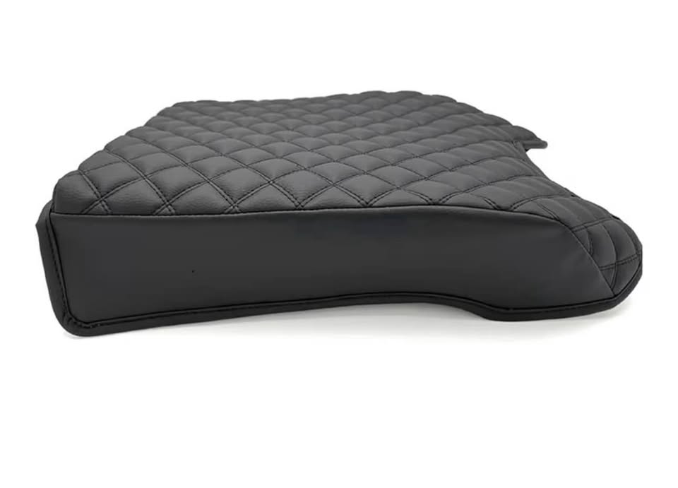 Center Console Cover for 2015-2020 F250 F350 F450 | Leather Arm Rest Box Lid Protector