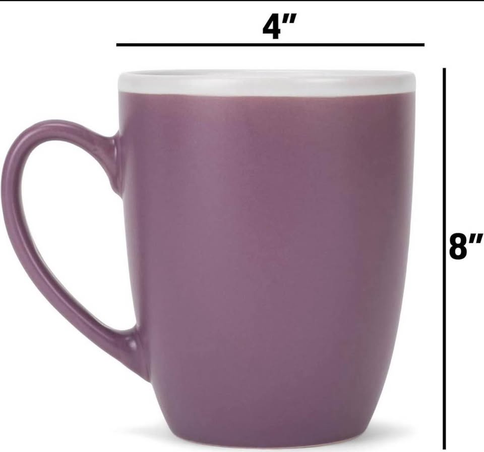 Purple Ceramic Coffee Mugs