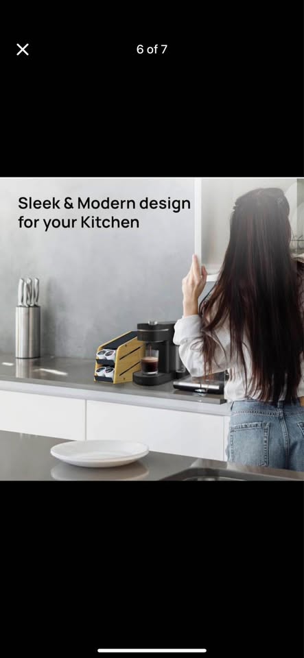 New Wooden coffee pod dispenser