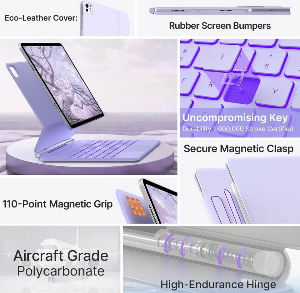 iPad Pro 12.9 inch case with keyboard