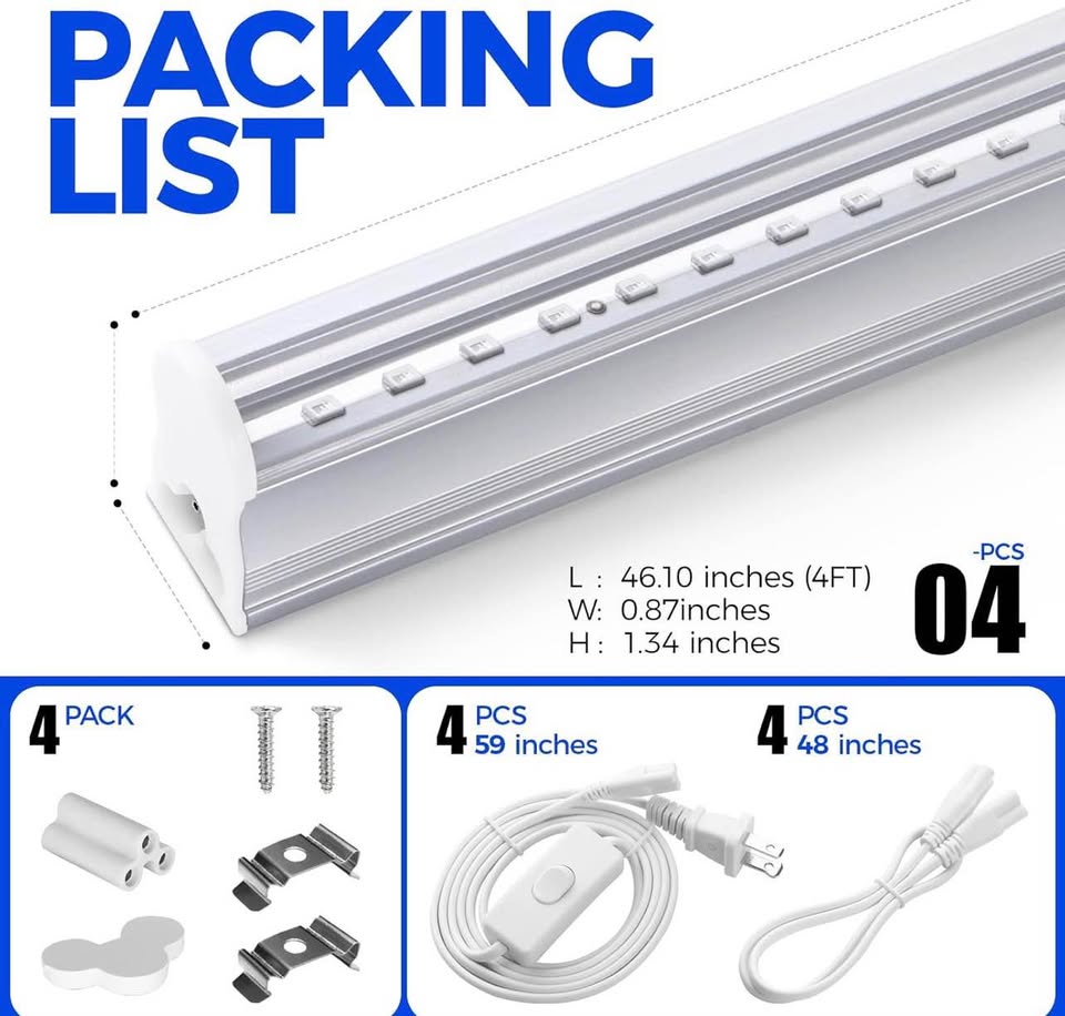 4-pack LED light bars