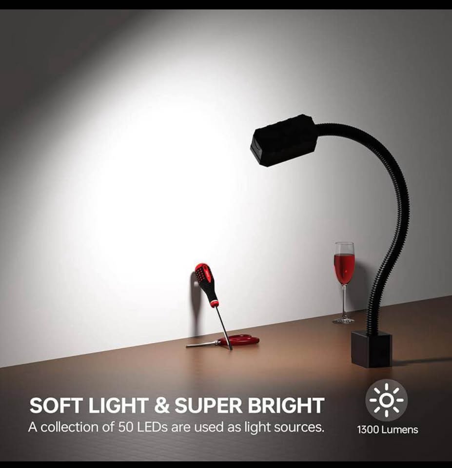 Magnetic LED Work Light Gooseneck