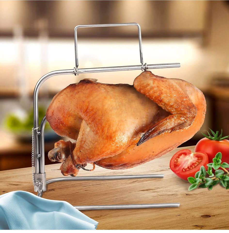 Turkey Roaster - Original Upside Down Turkey Dunrite Stainless Steel Cooker - Keeps Juices Inside Me