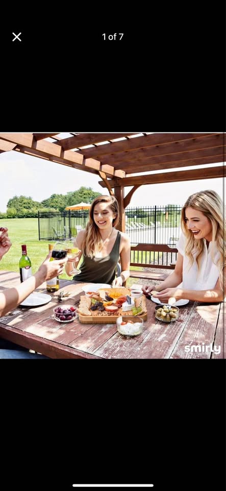 Smirly large bamboo Charcuterie Board / cheese board Set