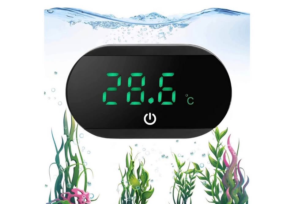 Aquarium Thermometer Digital, Wireless Fish Tank Thermometer with Accurate Temperature Sensor