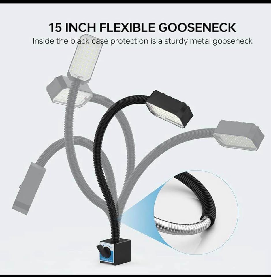 Magnetic LED Work Light Gooseneck