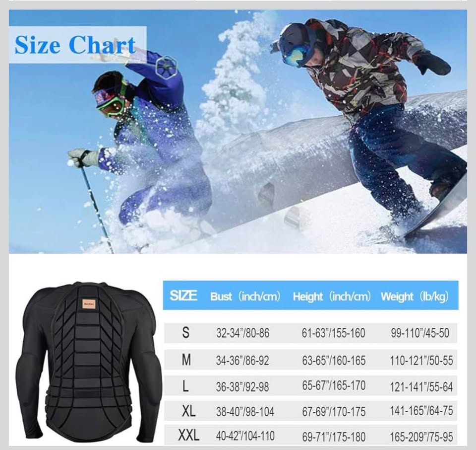 BenKen Motorcycle Body Armor Padded Protective Jacket