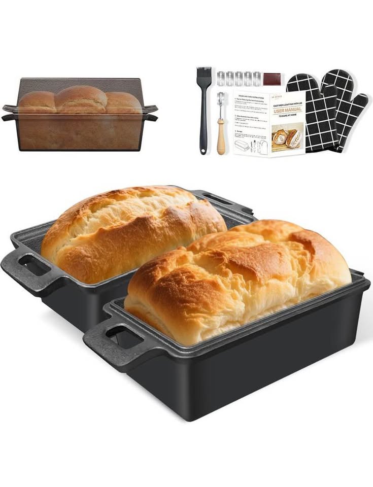 Brand new 9 x 5 inch Cast Iron Bread Pan