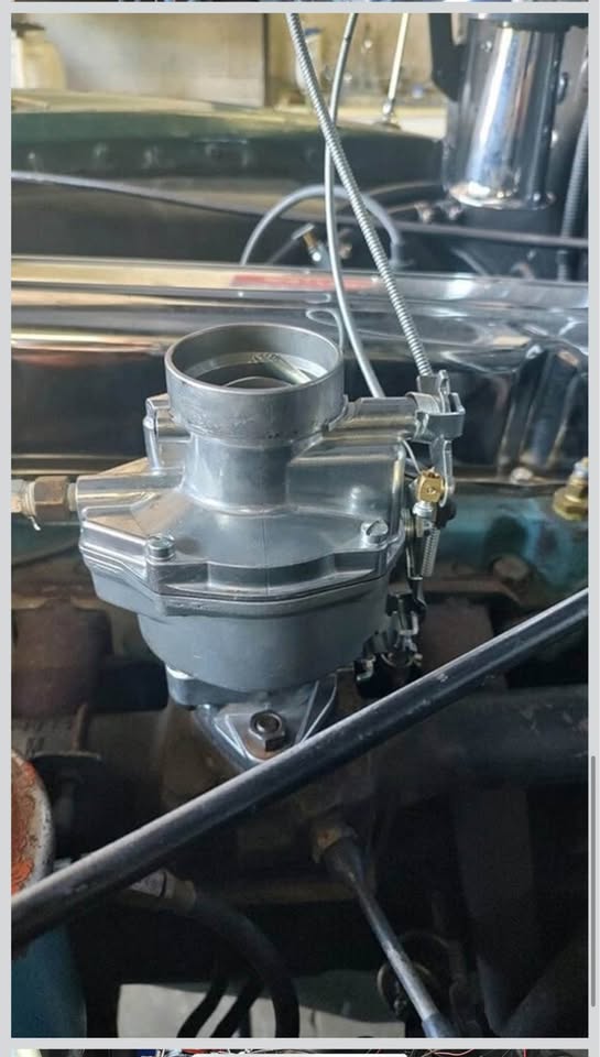 ROCHESTER B 1 BARREL CARBURETOR FOR 1950-1959 CHEVY & GMC TRUCKS 235 216" Inline 6 cylinder ENGINES