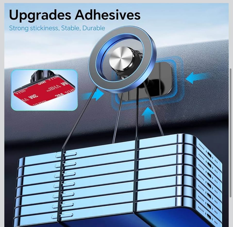 Kaistyle for Magsafe Car Mount20 Strong Magnets Magnetic Phone Holder for Car Phone Holder MountDash