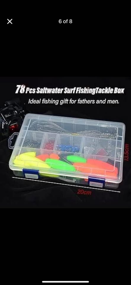 Brand new 78Pcs Saltwater Surf Fishing Kit.