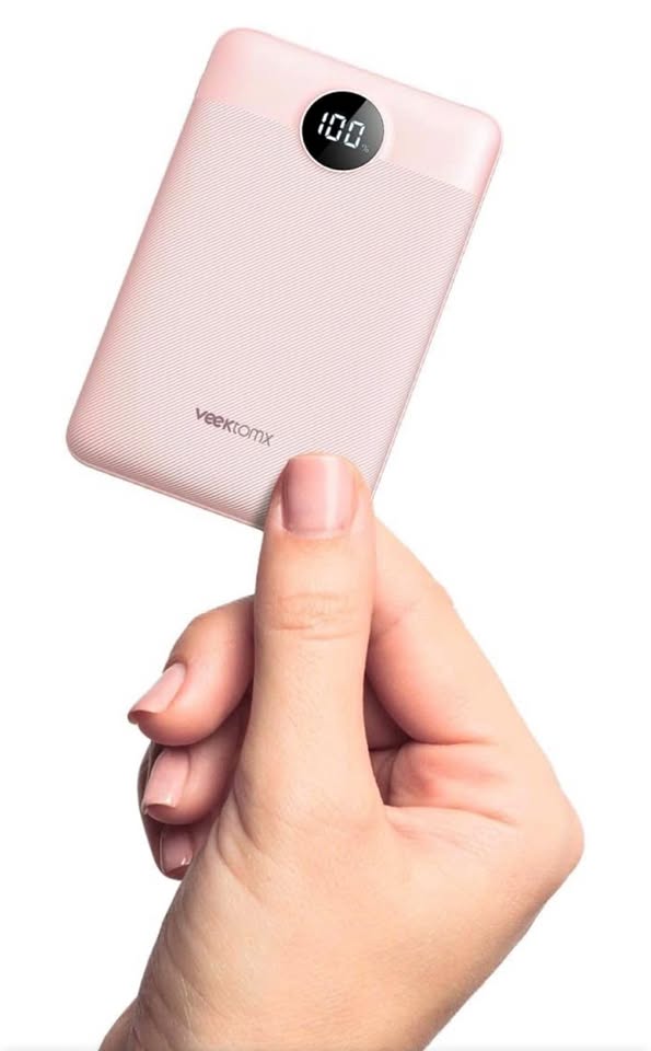 VEEKTOMX Mini Power Bank 10000mAh, 22.5W Fast Charging Small Portable Charger with PD 3.0 & QC 3.0,U
