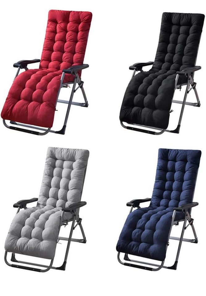 Patio Chaise Lounge Cushions Sun Lounger Cushions Pad Lounge Chair Cushion for Travel Holiday Indoor