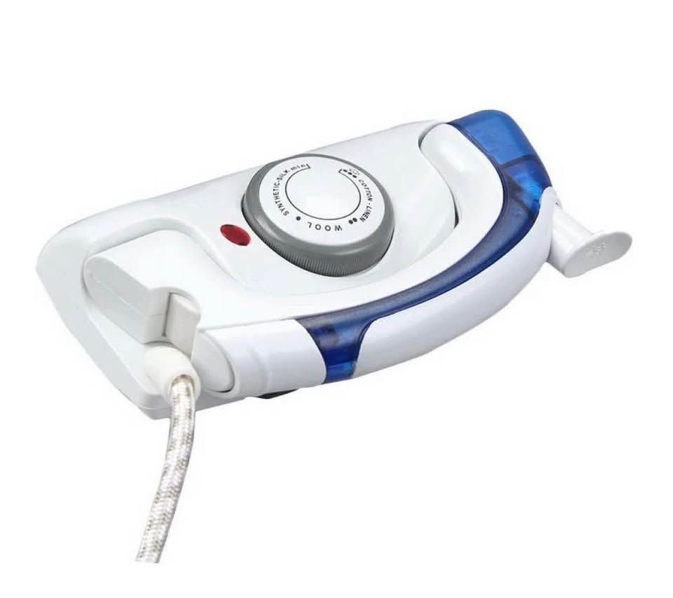 Steam Iron, Portable Foldable Folding Compact Handheld Steam Travel Iron Temperature Control