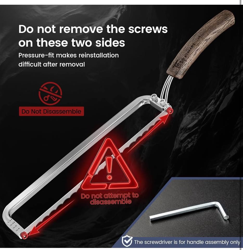 Left-Handed Bread Knife for Homemade Bread, World's 1st Real Bow-Design Sourdough Bread Slicer