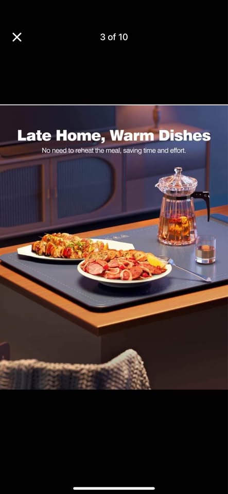 Brand new iTRUSOU rollable + portable electric warming tray