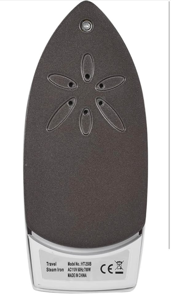 Steam Iron, Portable Foldable Folding Compact Handheld Steam Travel Iron Temperature Control