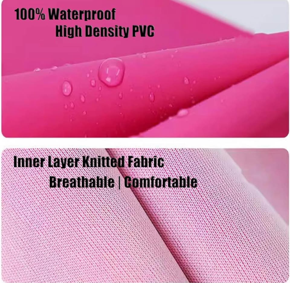 Underwater Women Chest Waders, Waterproof Hip Waders，PVC Lightweight Hip Boot with Cleated Outsole