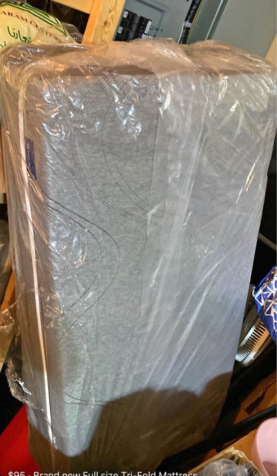 Brand New Full Size Tri-Fold Mattress