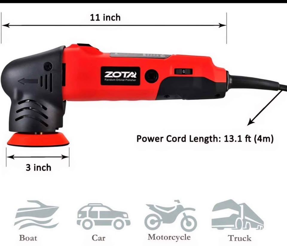 ZOTA RP803 Random Orbital Polisher Kit