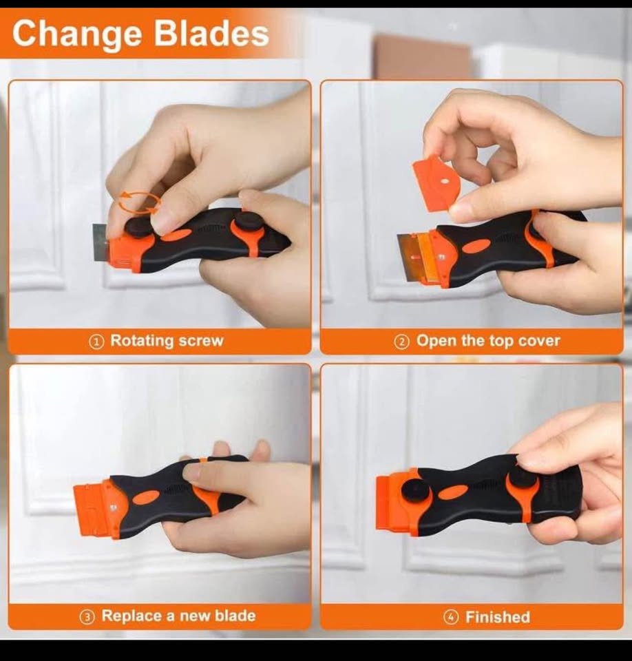 Brand new 2 PCs Razor Blade Scraper